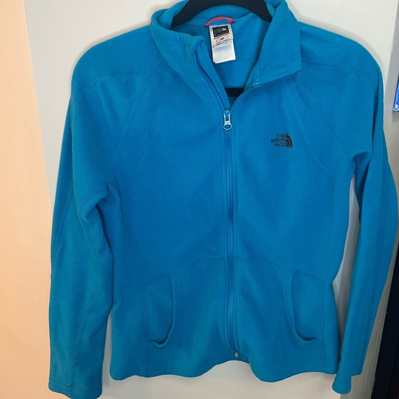 The North Face Jackets & Blazers - North face women’s medium blue zip up fleece zippered